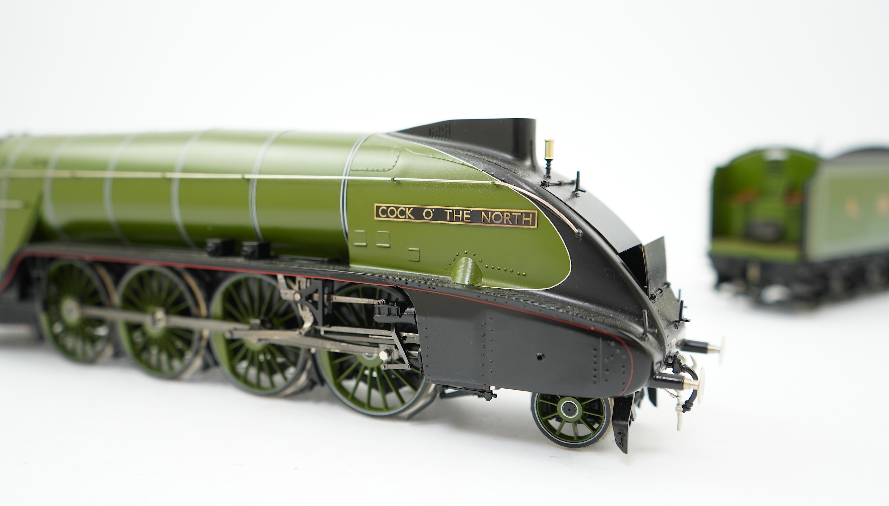 An 0 Gauge L H Lovelace & Co. by F M Models, model of LNER Class P2 Cock O’ The North, 2001 2-8-2 locomotive, powered for two rail operation, with original box.